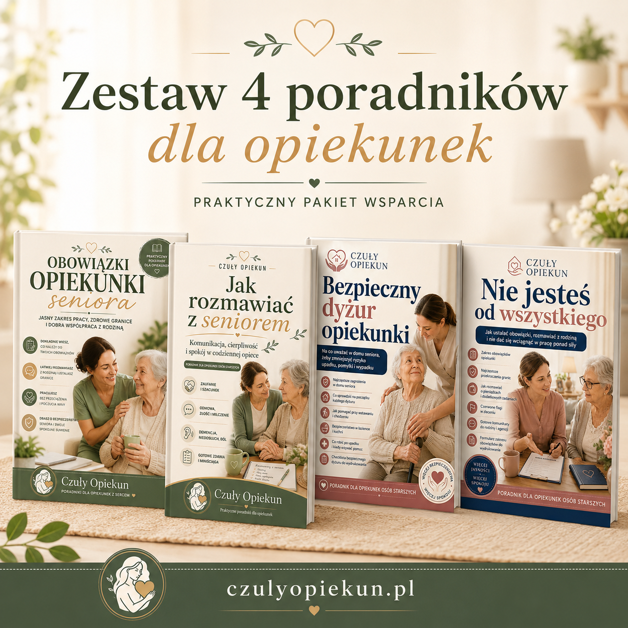 4 poradniki na co dzień w pracy opiekunki